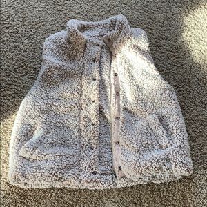 Thread+Supply Arctic Fleece Sherpa Vest NWOT